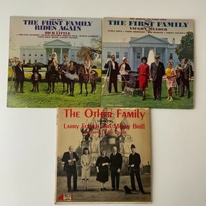 The First Family / Rides Again / The Other Family 3 LP VG+ Spoken Word Comedy